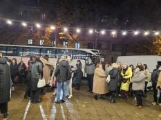 Студенты ТГУ им. Гр. Цамблака на спектакле в театре  «Fără Nume»